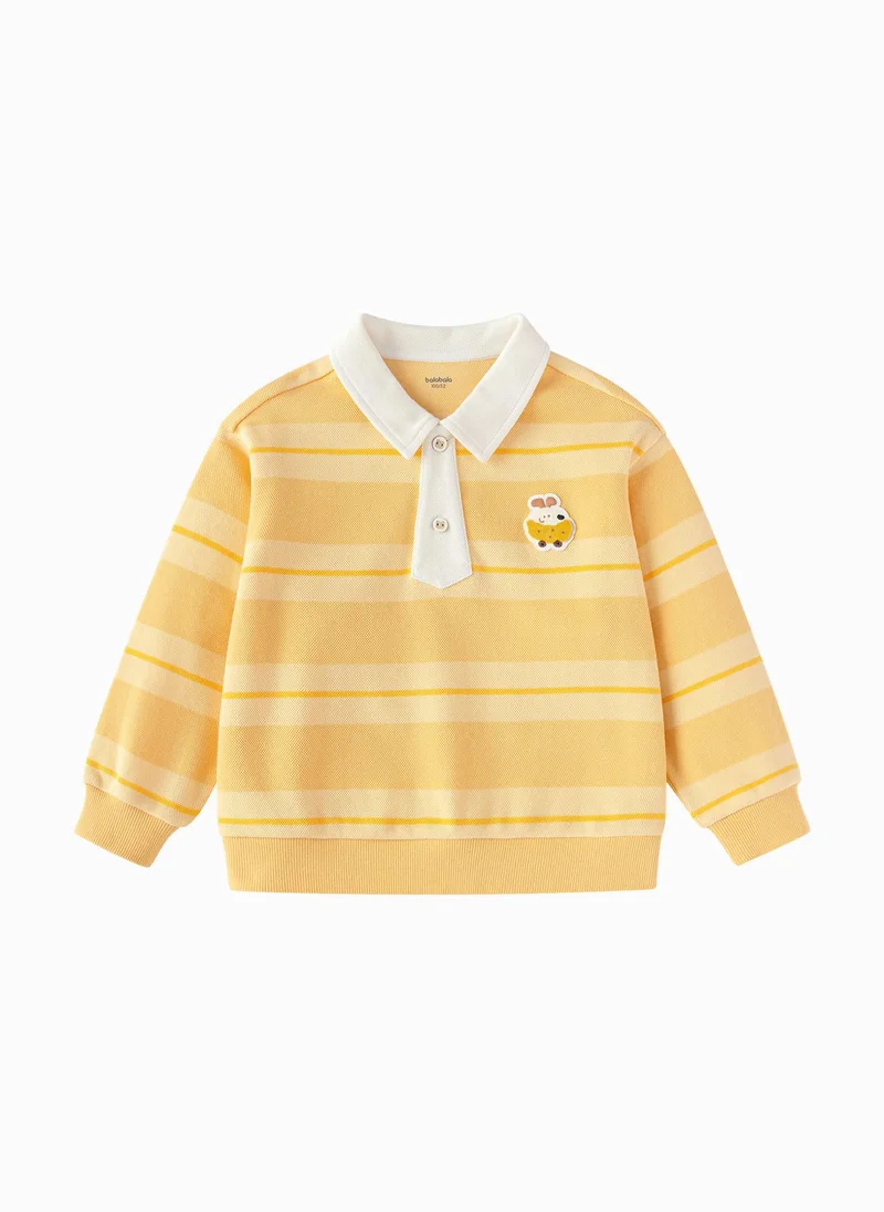 Toddler Boys Lapel Sweatshirt